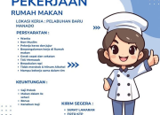 Lowongan Kerja Kru Dapur / Staf di Rumah Makan Mie Bata Huna Manado