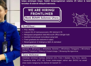 Lowongan Kerja Frontliner Bank BUMN – Sulawesi Utara