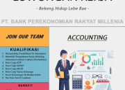 Lowongan Kerja PT. Bank Perekonomian Rakyat Millenia (Bank Millenia) Penempatan Manado
