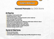 Lowongan Kerja Huawei Manado by DiGi Store