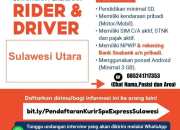 Lowongan Kerja SPX Express (Shopee Express) Penempatan Sulawesi Utara