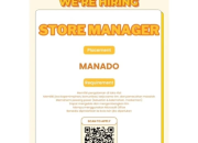 Lowongan Kerja Store Manager (Kepala Toko) di OH!SOME Manado