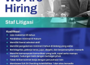 Lowongan Kerja – Staf Litigasi PT Solusi Cahaya Semesta