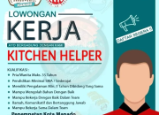 Lowongan Kerja Kitchen Helper Sogogi Shabu & Grill Manado