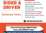 Lowongan Kerja Rider & Driver SPX Express – Sulawesi Utara (Oktober 2025)