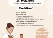Lowongan Kerja Cashier & Waiters Rumah Kopi – Tanjung Batu, Oktober 2025