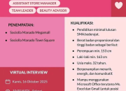 Lowonga Kerja STORE TEAM Sociolla Penempatan Manado