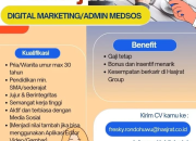Lowongan Kerja Digital Marketing / Admin Medsos Otozentrum (Hasjrat Group) Manado