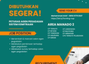Lowongan Kerja Petugas Agen Pegadaian di Manado, Ternate, Bitung & Sekitarnya (via Swadharma Utama Prima)