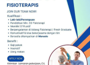 Lowongan Kerja – PhysioGO Penempatan Manado