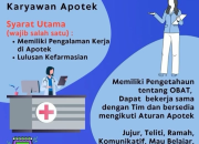 Lowongan Kerja Apotek Jovins Varma Bitung