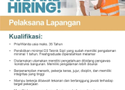 Lowongan Kerja Pelaksana Lapangan (Teknik Sipil) di PT Bangun Konstruksi Abadi
