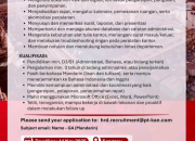 Lowongan Kerja PT Kalimantan Alumina Nusantara 2025