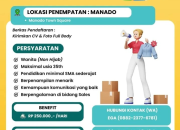 Lowongan Kerja SPG EVENT KREDIVO Penempatan Manado
