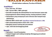 Lowongan Kerja Sopir Kanvaser dan Sales Kanvaser – Penempatan Seluruh Area Indonesia