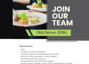 Lowongan Kerja F&B Server (Daily Worker) di Whiz Prime Hotel Megamas Manado