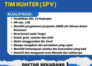 Lowongan Kerja Tim Hunter (SPV) – Crystalin Area Manado