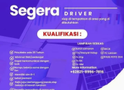 Lowongan Kerja Driver PT. CAPUNGMERAH NIAGA