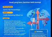 Lowongan Kerja: Credit Marketing Officer Car (Mandiri Utama Finance)