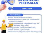 Lowongan Kerja Admin Kantor (Full-Time WFO) – PT. Manuwe Sangir Jaya Manado