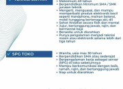Lowongan Kerja Full-Time – TOKO “SGP Toys Manado”