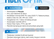 Lowongan Kerja Teknisi Fiber Optik Manado
