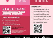 Lowongan Kerja Multi-Posisi di Sociolla (Sulawesi & Manado)