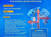 Lowongan Kerja Credit Marketing Officer Car di Mandiri Utama Finance (MUF) Kotamobagu