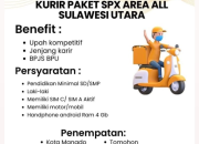 Lowongan Kerja Kurir Paket SPX (Shopee Express) Area Sulawesi Utara