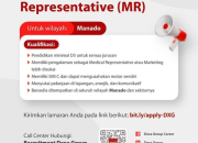 owongan Kerja Medical Representative (MR) Dexa Group – Kesempatan Karir di Manado