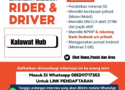 Lowongan Kerja Rider & Driver SPX Express (Shopee Xpress) Kalawat Hub