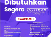Lowongan Kerja Salesman PT Capung Merah Niaga (Official Partner Aice)