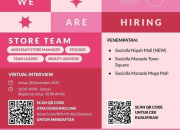 Lowongan Kerja Store Team (Sociolla) Penempatan Manado