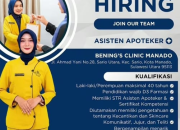 Lowongan Kerja Asisten Apoteker di Bening’s Clinic Manado