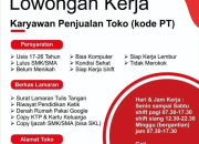 Lowongan Kerja Karyawan Penjualan Toko – Eldorado Manado