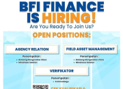 BFI Finance Buka Lowongan di Sulut (Bolmut, Minsel, Kotamobagu) untuk 3 Posisi