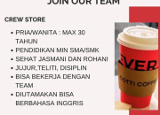Lowongan Kerja Crew Store COTTI COFFEE Penempatan Manado
