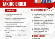 Lowongan Kerja Sales Taking Order SMA/SMK Toko Savanna Timur Jaya (Sulawesi Utara)