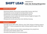 Lowongan Kerja Shift Lead SPX Express Lolak, Kab. Bolaang Mongondow (Lulusan SMA/SMK Bisa Daftar!)