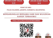 Lowongan Kerja Driver Dump Truck PT Sinar Terang Mandiri Tbk (STM)