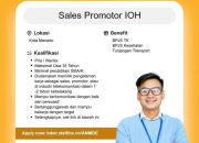 Loker Manado Terbaru: Staffinc Buka Posisi Sales Promotor IOH