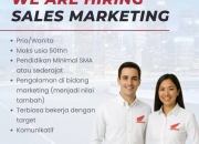Lowongan Kerja Sales Marketing Tunas Honda Manado – PT Tunas Dwipa Matra