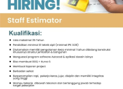 Lowongan Kerja Staff Estimator Lokananta Construction
