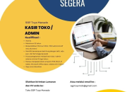 Lowongan Kerja Kasir Toko & Admin SGP Toys Manado: Daftar Sekarang!