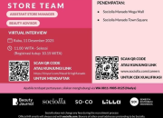 Lowongan Kerja Sociolla Manado: Peluang Emas Jadi Store Team dan Beauty Advisor!