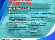 Lowongan Kerja Sales Executive R4 Indomobil Manado: Raih Gaji dan Insentif Menarik!