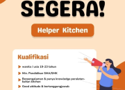 Lowongan Kerja Helper Kitchen di Manado: Peluang Karir di Febulous!