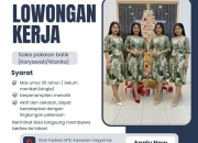 Lowongan Kerja Sales Pakaian Batik di Elvin Fashion MTC Manado