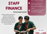 Lowongan Kerja Staff Finance Megaria Supermarket (Penempatan Kepulauan Sangihe)