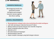 Lowongan Kerja Sales Retention Officer TAF Manado (PT Toyota Astra Financial Services)